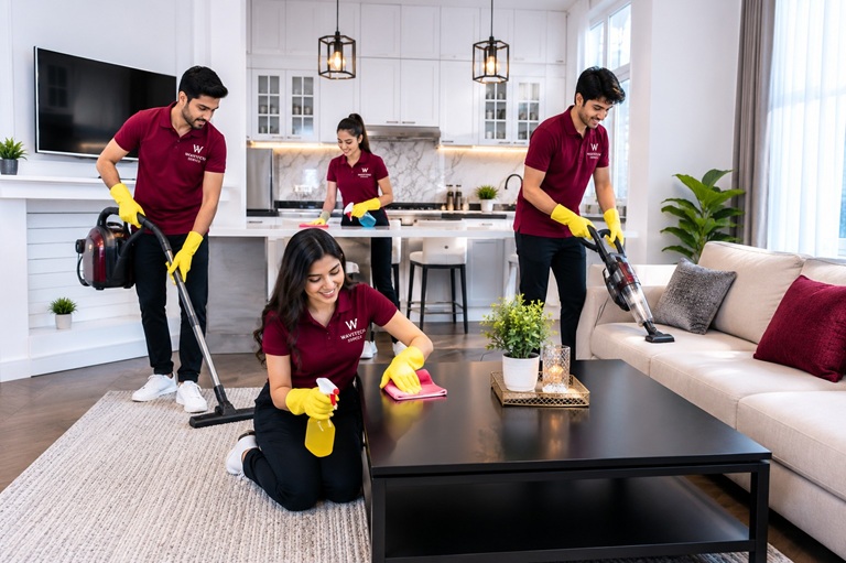 WaveTech Cleaning Team at Work